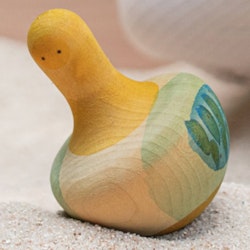 Riesenkreisel Holz ab 10 Monate Flowing yellow bird Durchmesser 7,2 cm
