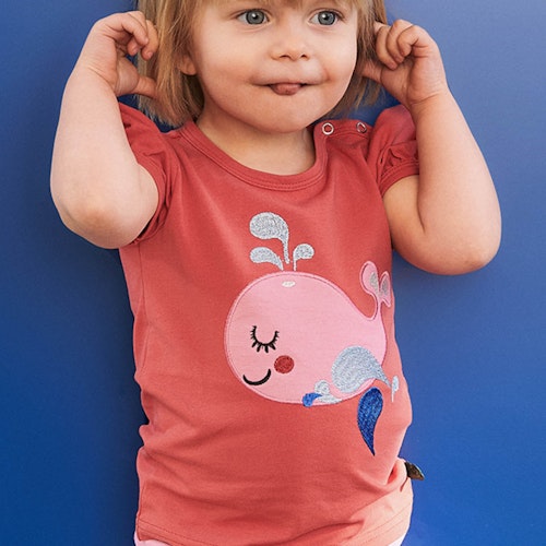 T-Shirt Puffärmel Herz