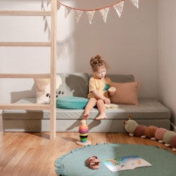 Funzy Spielsofa 4-teilig Mintgrün