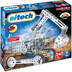 Metallbaukasten Bagger und Kran - 340 Teile
