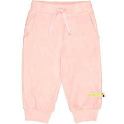 Weiche Frotteehose Taschen in blass rosé