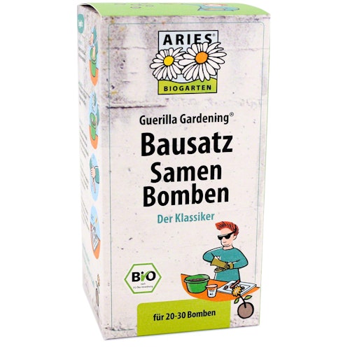 Bausatz Samenbomben klassisch für 20-30 Samenbomben