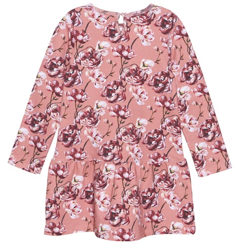 Langarm Sweatkleid Blumen