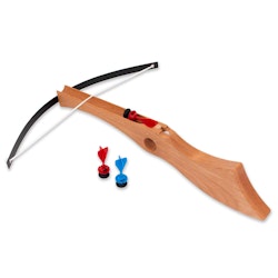 Grosse Kinderarmbrust mit 3 Saugpfeilen 45 cm