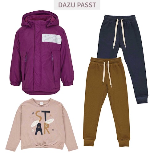 Warme Winterjacke gefüttert