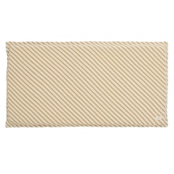 Bodenmatratze 60x120x4 cm beige gestreift