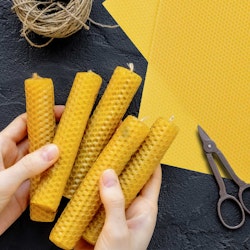 Bienenwabenplatten für DIY Kerzen - 1 Stück