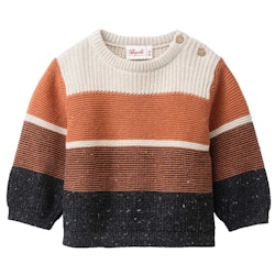 Edler Strick Pullover bunt gestreift