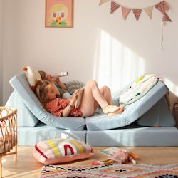 Funzy Spielsofa 4-teilig Hellblau