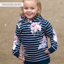 Vorschaubild Sweatkleid Kapuze Colour-Blocking