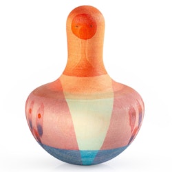 Riesenkreisel Holz ab 10 Monate Mellow orange bird Durchmesser 7,2 cm