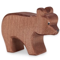 Kleiner Bär Holztier laufen 6cm hoch