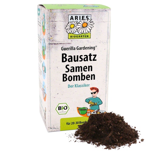 Bausatz Samenbomben klassisch für 20-30 Samenbomben