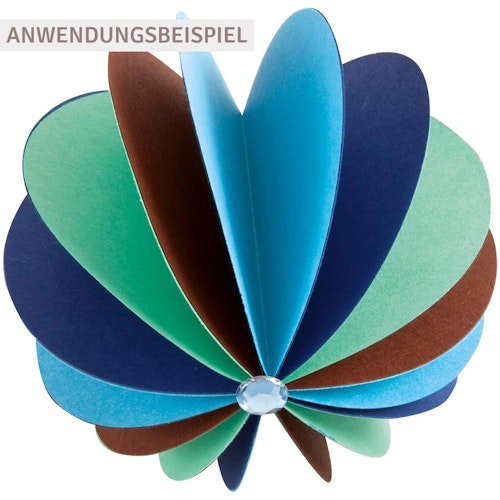 Tonpapier bunt DIN A4 Block 20 Blatt recycelt