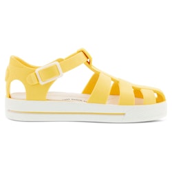 Gelbe Badesandalen Römersandalen aus SEBS Gummi