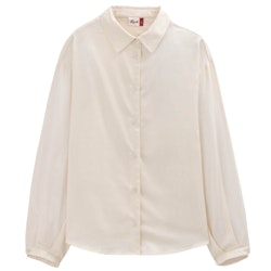 Edle Damen Satinbluse violett
