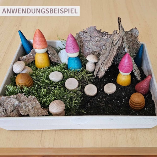 Spiel- & Aufbewahrungsbox mit Deckel  lila