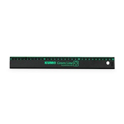 Lineal 30 cm – Green Line recyceltem Plastik grün