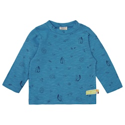 Lockeres Langarmshirt cremeweiß