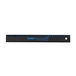 Lineal 30 cm – Green Line recyceltem Plastik blau