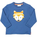 Vorschaubild Warmer Stepp Pullover mit Fuchs-Aufnäher