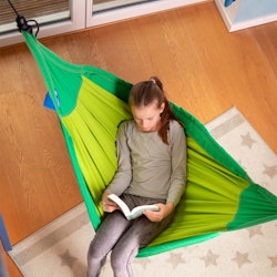 Bio Kinderhängematte Froggy Grün ab 3 - 12 Jahre