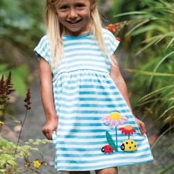 Häschen Mädchen Sommerkleid rosa Streifen