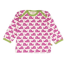 Bio Shirt "coole Schnecke" von innen ungefärbt - pink