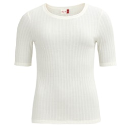 Softes Damen Halbarm Shirt kaschiert oberarme zitronengras