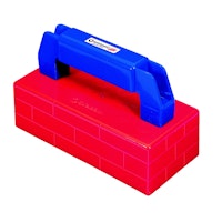 Backsteinform Sandspielzeug blauer Griff