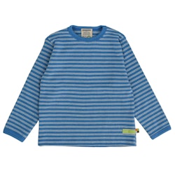 Dickeres Langarmshirt marine gestreift