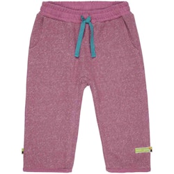 Weiche warme Strickhose pink meliert