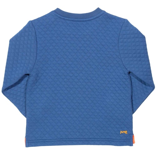 Warmer Stepp Pullover mit Fuchs-Aufnäher