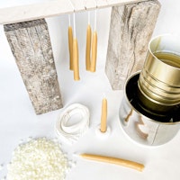 DIY Set zum Kerzenziehen - Bienenwachs