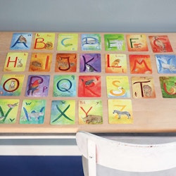 Großes Alphabet Kartenspiel ab 4 Jahren