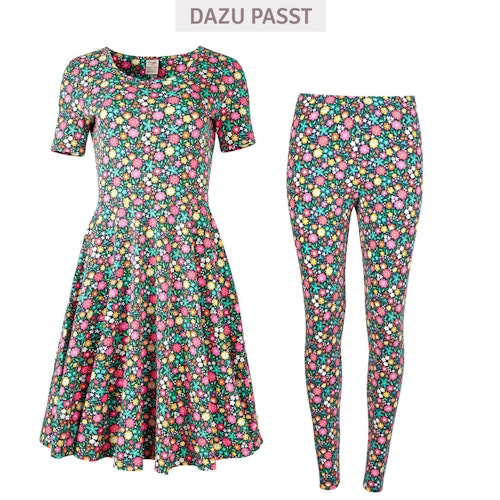 Damen Leggings Blumen