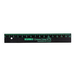 Lineal 15 cm – Green Line recyceltem Plastik