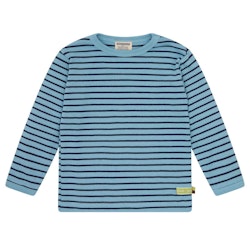 Interlock Langarmshirt altrosa gestreift