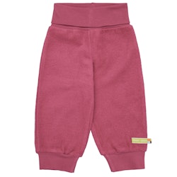Kuschelige Baumwoll-Fleece Hose currygelb