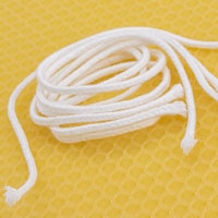 Kerzendochte DIY 4er Set Bienenwaben Kerzen, 24 cm