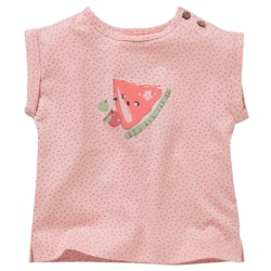 Ärmelloses Shirt Blumenherz weiß
