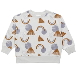 Leichter Sweater Muscheln beige