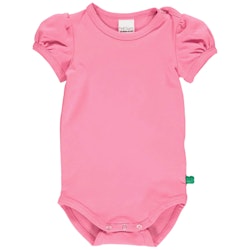 Basic Body kurzarm Puffärmel rot